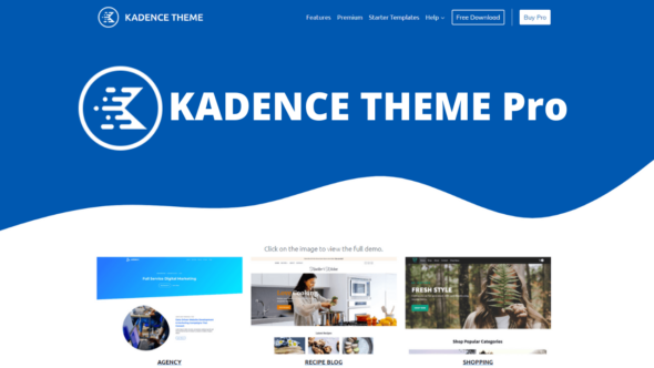 Kadence theme